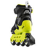 Розсувні ролики Rollerblade Microblade Neon Yellow, фото 4