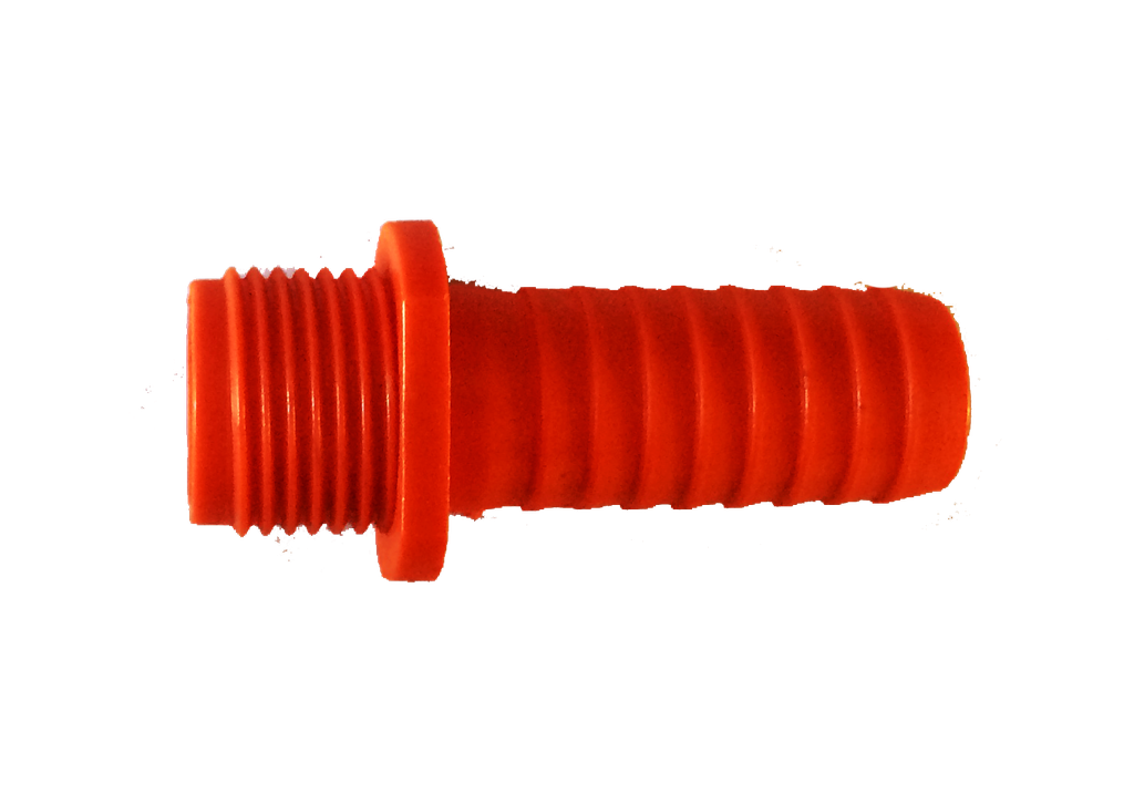 Штуцер 17 мм, рез. 1/2" нар., фото 1