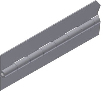 Петля рояльна Alta 60*1970 мм (нерж), фото 1