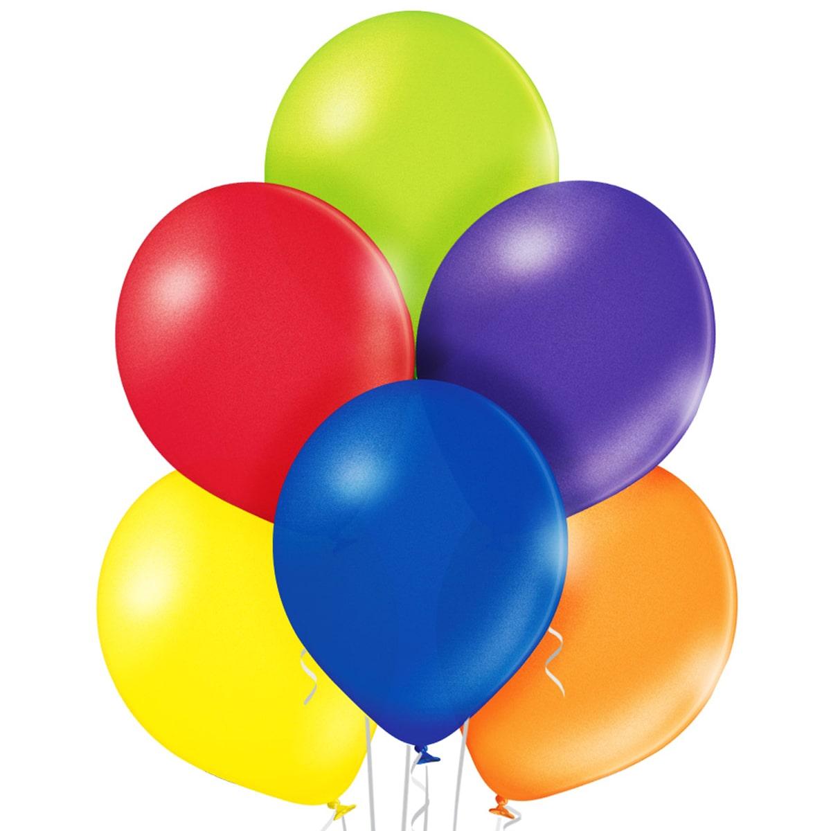 Повітряні кулі 10,5" металік асорті 50 шт Belbal (Бельгія)