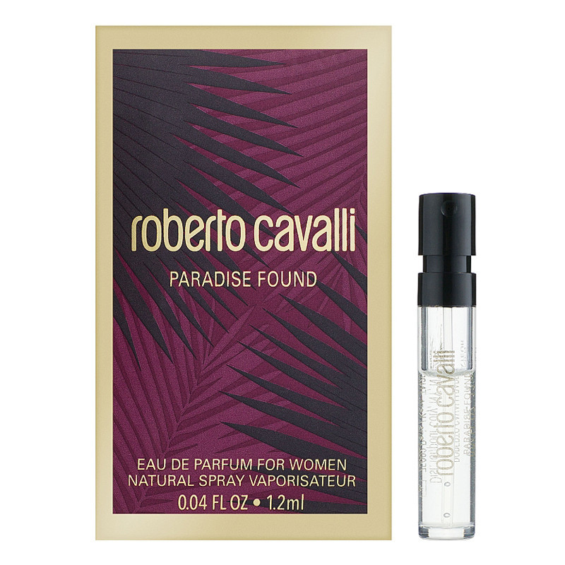 Оригінальні жіночі парфуми Roberto Cavalli Paradise Found For Women 1,2 ml пробник, осінній денний аромат, фото 1