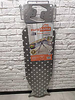 Доска гладильная Eurohome 9997T 120*38 см металлическая с розеткой и держателем для шнура