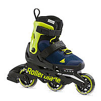 Розсувні ролики Rollerblade Microblade 3WD 2021 Royal Blue Lime