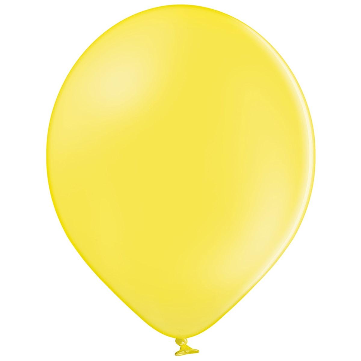 Повітряні кулі 10,5" пастель жовтий 50 шт Belbal (Бельгія)