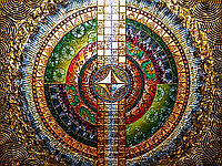 Набор алмазной мозаики Мандала Мира и Любви 60х45 см