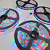 Світлодіодна LED стрічка з пультом LED 3528 RGB 5 метрів готовий комплект з блоком живлення, фото 3