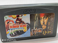 2IN1 Game Boy Advance Donkey Kong Country 3+ Пираты Pirates of the Caribbean Dead Mans Chest