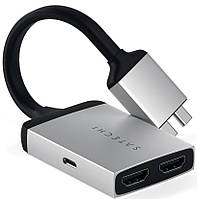 Хаб-адаптер Satechi Type-C Dual HDMI Adapter, Silver (ST-TCDHAS)