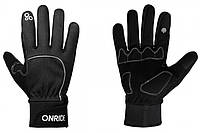 Велоперчатки осенние Onride Icy 10 черные M (обхват ладони 20 см.)