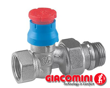 Прямий термостатичний клапан Giacomini 1/2"х16 верхній