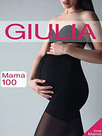 Плотные колготки для беременных из микрофибры плотностью 100 ден МАМА тм GIULIA