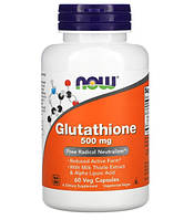 Глутатіон 500 Now Foods Glutathione 500 mg 60 вег капс