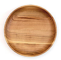 Миска тарілка дерев'яна d16см дуб, черешня, ясен