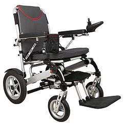 Надлегкий електричний візок для інвалідів MIRID D6034. Складається з допомогою пульта.
