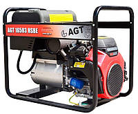 Генератор бензиновий AGT 16503 HSBE R16, трифазний, 15.5 кВт, електростартер, бак 16 л