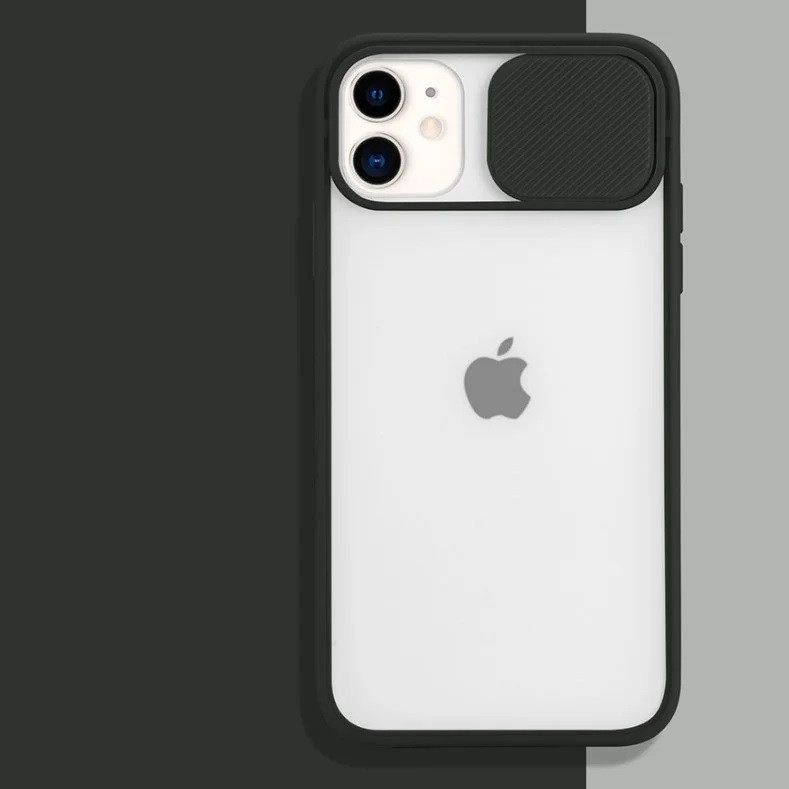 Чохол Totu Camshield зі шторкою для камери для iPhone 12 Pro Max Чорний