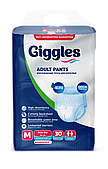 Підгузки трусики для дорослих Giggles Medium 70-120 см 30 шт 9 крапель