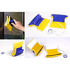 [ОПТ] Магнітна щітка скребок для миття вікон із двох сторін, Щітка для вікон із магнітами, фото 3