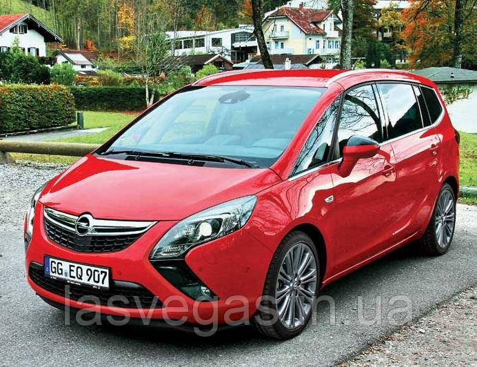 Дефлектори вікон, вітровики Opel Zafira C 2011-2019 (Hic)