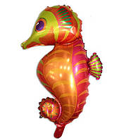 Фольгована кулька міні-фігура морський коник 38х22 Китай