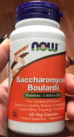 Сахаромицеты Буларди NOW Saccharomyces Boulardii 60 вегетарианских капсул