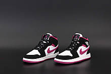 Жіночі кросівки Air Jordan 1 Mid Magenta BQ6472-005, фото 3