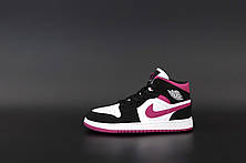 Жіночі кросівки Air Jordan 1 Mid Magenta BQ6472-005, фото 4