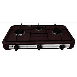 Настільна газова плита-таганок Mirta GS-1003B на 3 конфорки