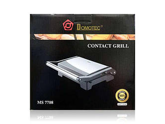 Сендвічниця 1000Вт Contact Grill Domotec MS-7708 6шт 9345