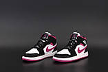 Жіночі кросівки Air Jordan 1 Mid Magenta BQ6472-005, фото 2