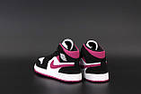 Жіночі кросівки Air Jordan 1 Mid Magenta BQ6472-005, фото 3