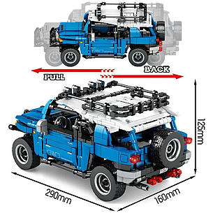 Конструктор Limo Toy Позашляховик FJ Cruser TurboCars 999 деталей KB 179, фото 3