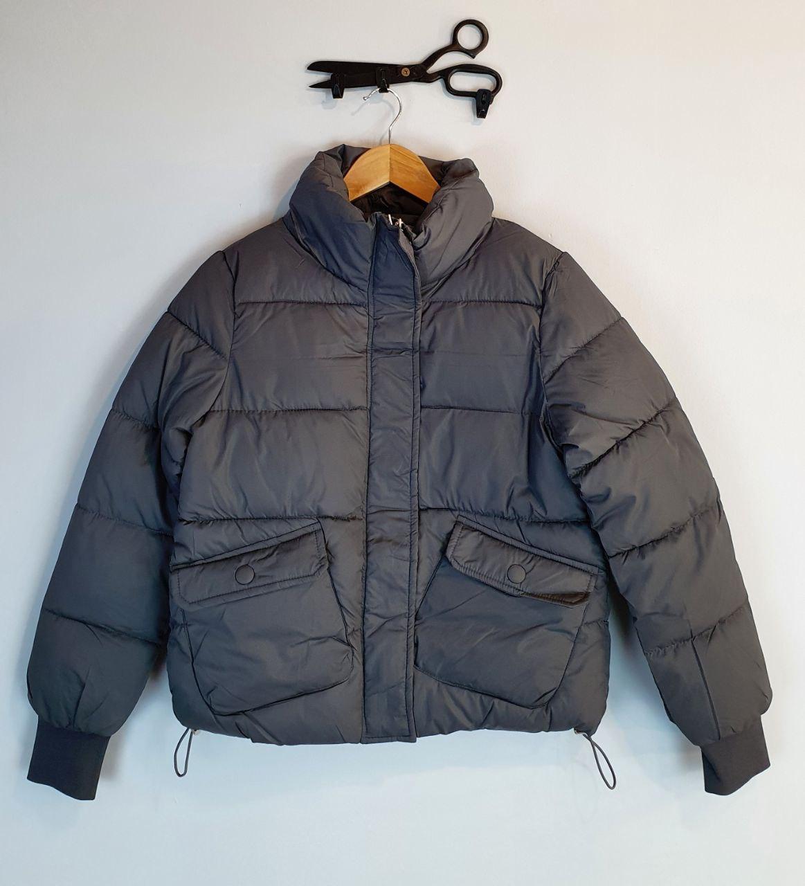 Жіноча куртка демісезонна сіра, фото 1