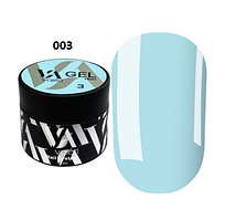 Гель для нарощування нігтів Valeri Builder Gel 003 Blue 15 ml