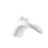 Ручка віконна FAPIM NEFER Midi 0757Ві біла для алюмінієвих вікон, фото 4