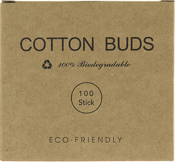 Ватні палички "Logo" Cotton Buds 100шт в кор-ці №MQ002