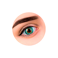 Кольорові контактні лінзи Silicos (аква), 1 шт