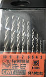 Комплект з 8 свердел для дерева з додаванням вольфраму 6% СМТ Італія 517.002.01, фото 2