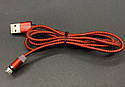 Магнітний Micro USB кабель TOPK 1метр зарядний шнур з LED підсвічуванням, фото 3