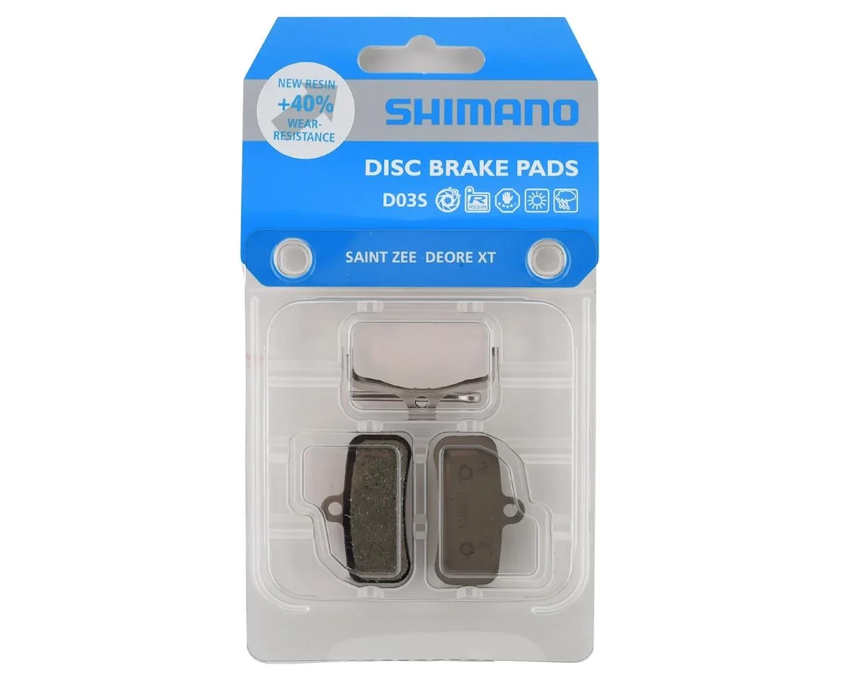 Колодки гальмiвні Shimano D03S полімер/resin Y1XM98010