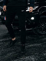 Мужские спортивные штаны трикотаж черные