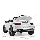 Дитячий електромобіль Mercedes (2 мотори по 45W, MP3, USB, TF) Bambi M 4010EBLR-1 Білий, фото 4