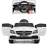 Дитячий електромобіль Mercedes (2 мотори по 45W, MP3, USB, TF) Bambi M 4010EBLR-1 Білий, фото 5
