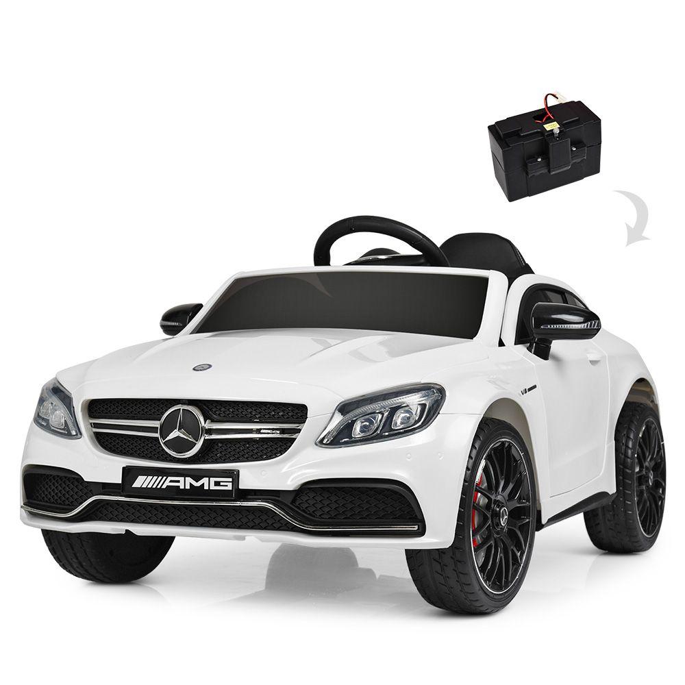 Дитячий електромобіль Mercedes (2 мотори по 45W, MP3, USB, TF) Bambi M 4010EBLR-1 Білий