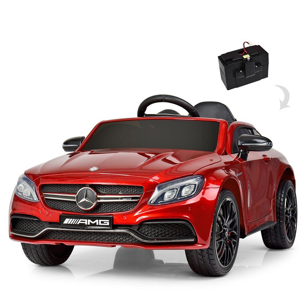 Дитячий електромобіль Mercedes (2 мотори по 45W, MP3) Bambi M 4010EBLRS-3 Червоний