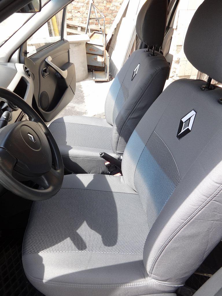 Авточохли Renault Logan MCV 5 місць (цілісний диван) 2009-2013 р, фото 1