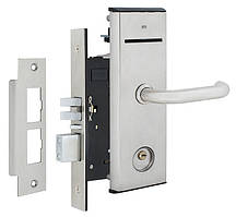 Замок для готелів JWM M1000-А-PP U-handle MAGNETIC Mortise-A 38-55 мм правий нерж. сталь (Китай)