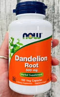 Экстракт корня одуванчика Now Foods Dandelion Root 500 mg 100 веган капсул