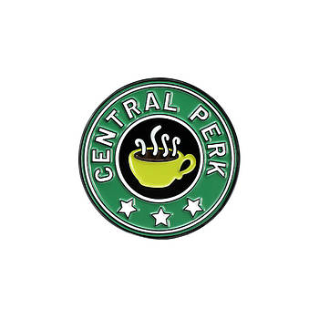 "Центральна кав'ярня Central perk (Друзі)" значок (пін) металевий