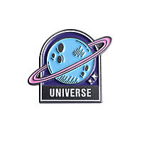 "Планета Вселенная Universe" значок (пин) металлический